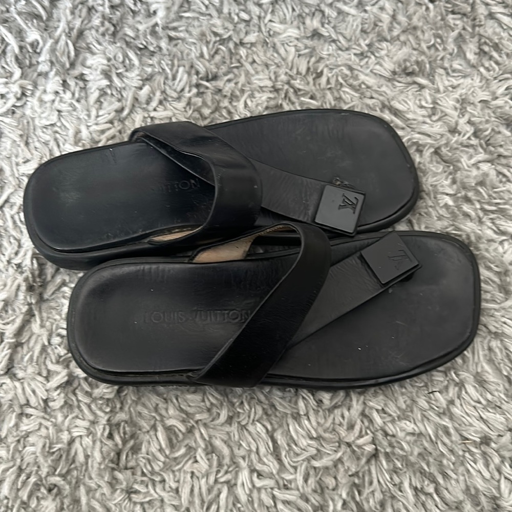 Louis Vuitton flip flops